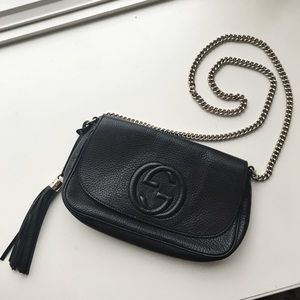 Gucci Soho Chain Crossbody Shoulder Bag